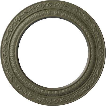Ekena Millwork Andrea Ceiling Medallion (Fits Canopies up to 8"), Hand-Painted Spartan Stone, 12"OD x 8"ID x 1/2"P CM12ADSSF